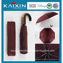 Подгонянный дешевый красный цвет цвета складывая Umbrella